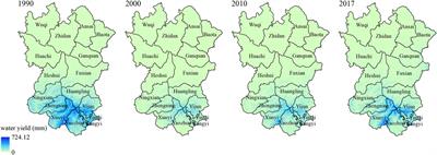 Spatiotemporal Variation in Ecological Risk on Water Yield Service via Land-Use and Climate Change Simulations: A Case Study of the Ziwuling Mountainous Region, China